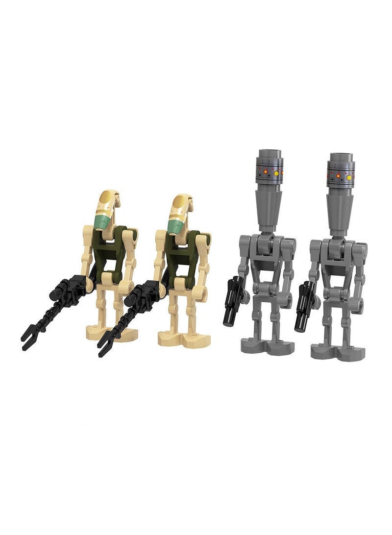 Science Fiction Series Clone Medical Soldier Luke Skywalker Assembles Human Figurine Blocks