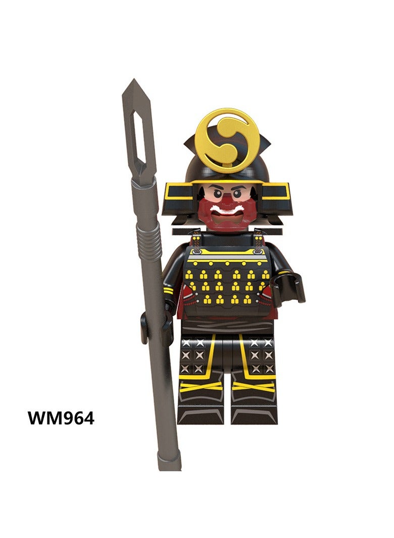 Medieval Knight Series Assembled Building Block Humans Enlightenment Puzzle Toys