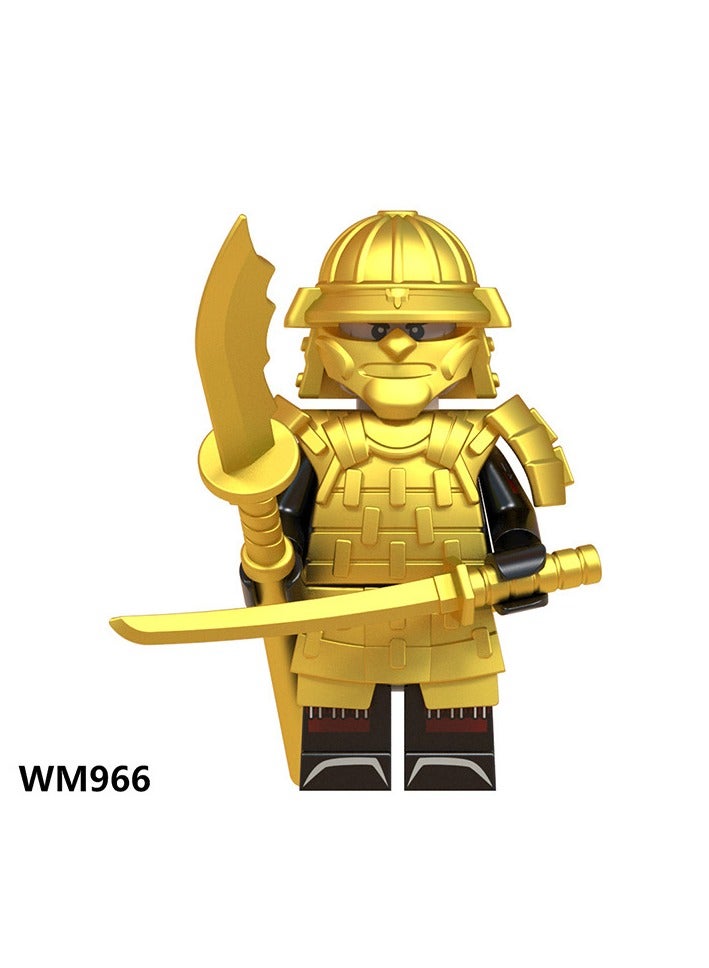 Medieval Knight Series Assembled Building Block Humans Enlightenment Puzzle Toys