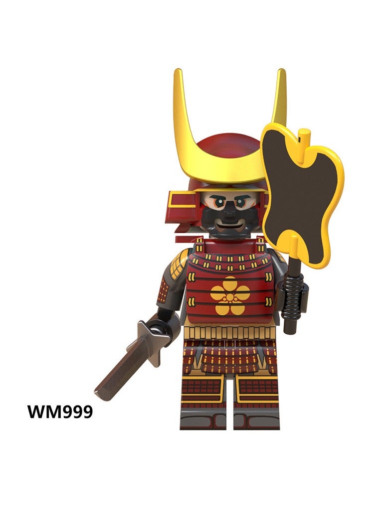 Medieval Knight Series Assembled Building Block Humans Enlightenment Puzzle Toys