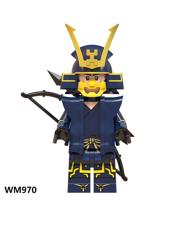 Medieval Knight Series Assembled Building Block Humans Enlightenment Puzzle Toys
