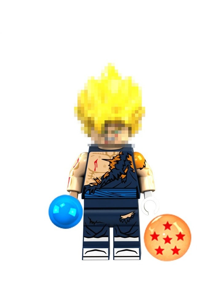 Seven Dragon Ball Series Figurine XP021-026 Assembled Block Toys