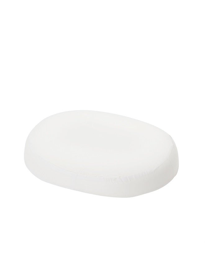 Seat Cushion Donut Pillow and Chair Pillow for Tailbone Pain Relief, Hemorrhoids, Prostate, Pregnancy, Post Natal, Pressure Relief and Surgery, 18 x 15 x 3, White