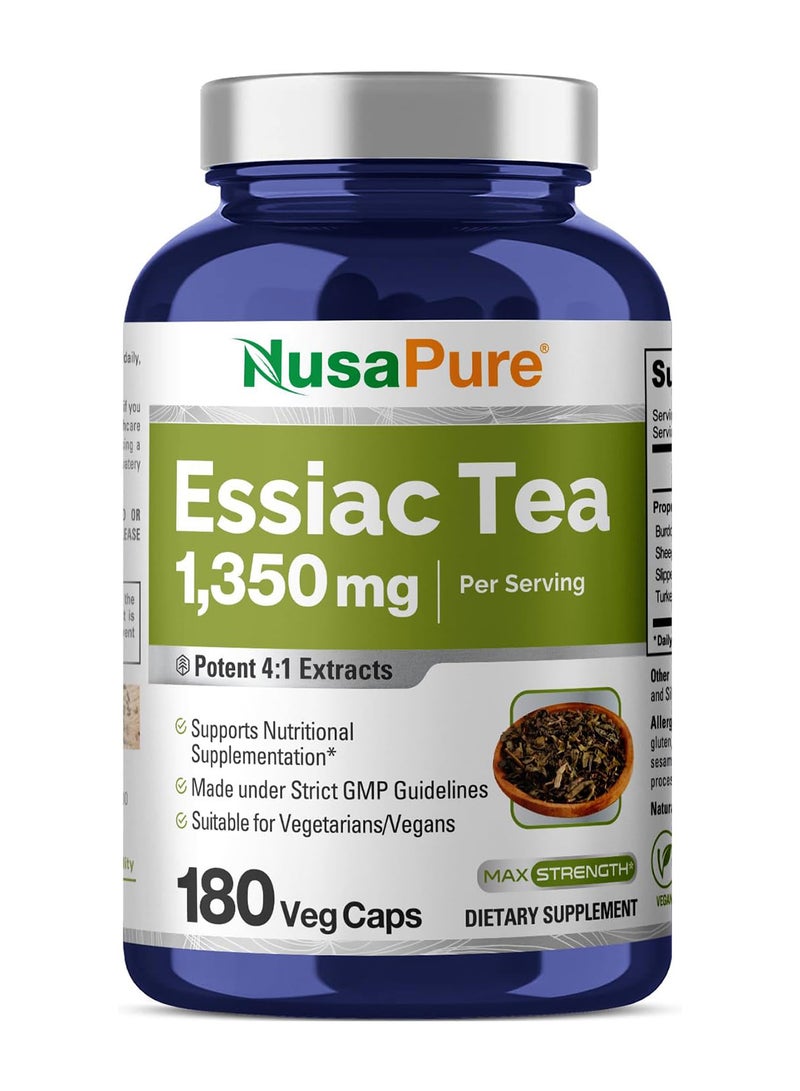 Essiac Tea 1350 Mg 180 Veggie Caps