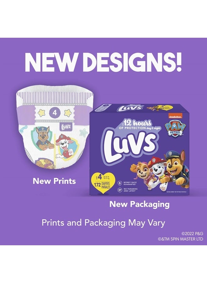 Diapers - Size 4, 88 Count, Paw Patrol Disposable Baby Diapers