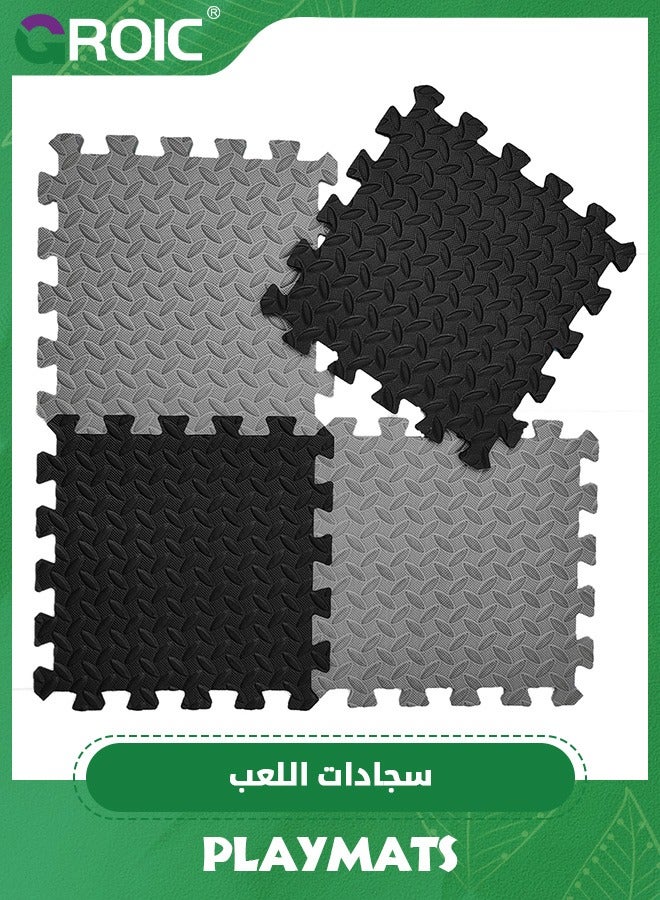 Foam Puzzle Mat，Foam Floor Tiles 20 Pieces Interlocking Floor Mats Interlocking Foam Tiles Multi-Purpose Foam Play Mat,Foam Mats for Floor,Kids Playmat(30*30cm)