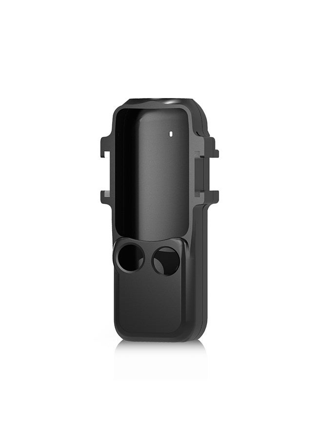 PU933B Panoramic Camera Video Cage Vlog Cage with Dual Cold Shoe Mounts Metal Protective Frame Camera Cage Vlog Accessories Replacement for DJI OSMO Pocket 3