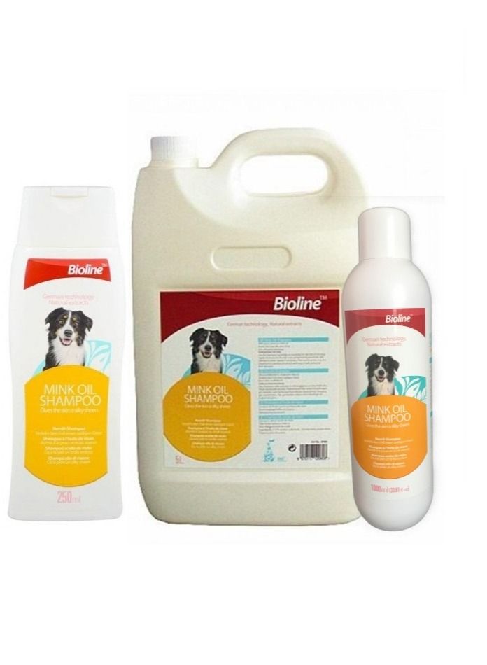 Bioline Anti Itching Mink Oil Dog Shampoo