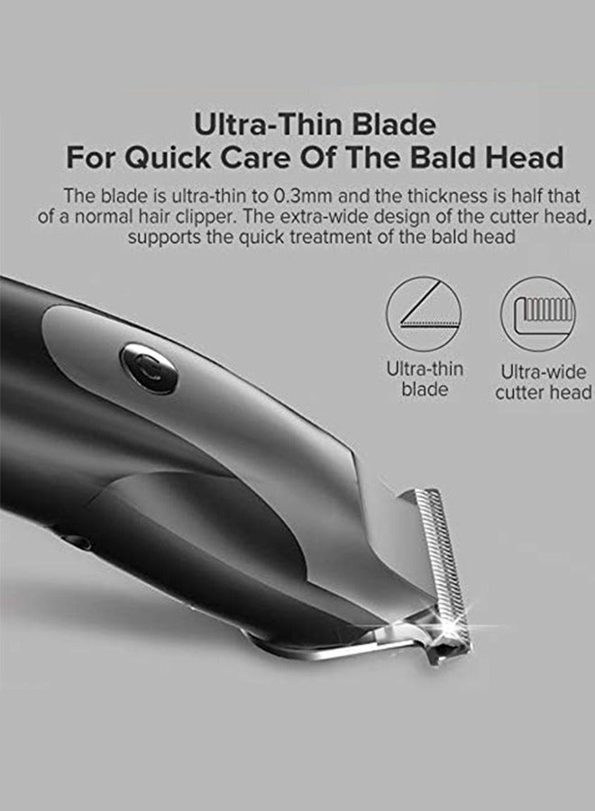 USB Electric Hair Clippers Men Rechargeable Cordless Close Cutting T-Blade Hair Trimmer with 3 Combs