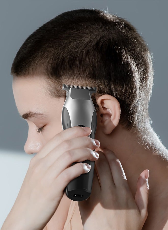 USB Electric Hair Clippers Men Rechargeable Cordless Close Cutting T-Blade Hair Trimmer with 3 Combs