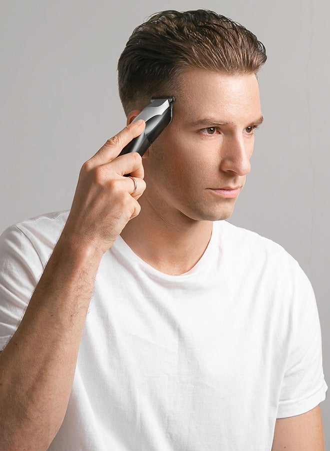 USB Electric Hair Clippers Men Rechargeable Cordless Close Cutting T-Blade Hair Trimmer with 3 Combs