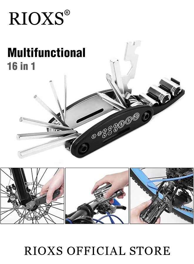 Multi-functional Bicycle Repair Tool Set Mountain Bike Tire Repair Tool Set Tyre Repair Combination Tool Kit