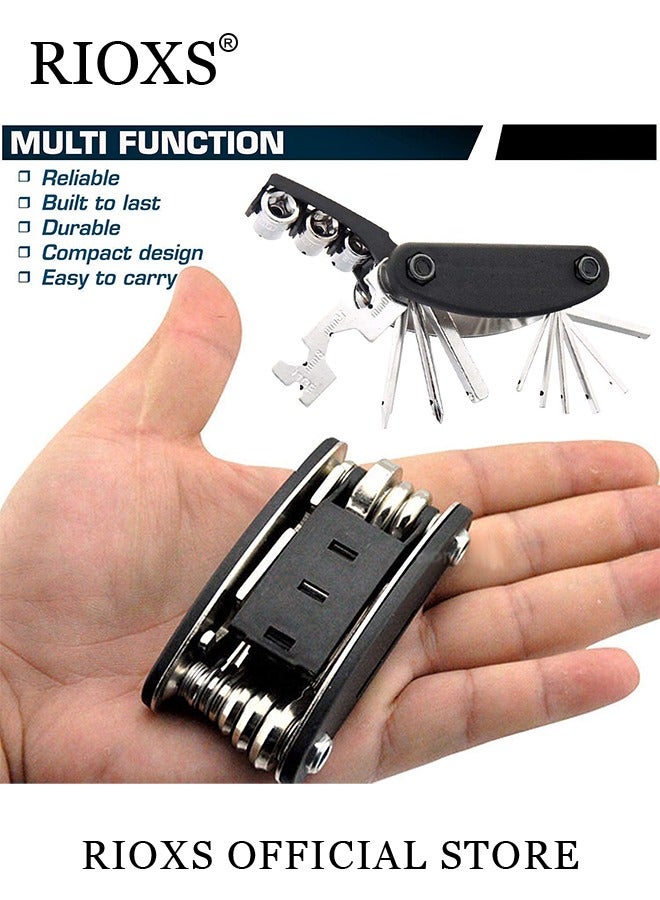 Multi-functional Bicycle Repair Tool Set Mountain Bike Tire Repair Tool Set Tyre Repair Combination Tool Kit