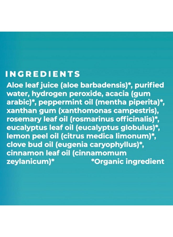 Certified Br Organic Brushing Rinse All Natural Mouthwash For Whiter Teeth Fresher Breath And Happier Gums Alcoholfree Oral Care Peppermint 16 Ounce Package May Vary