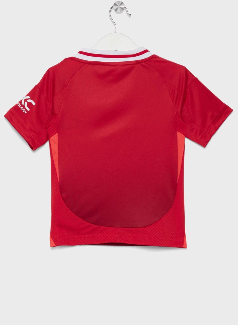 Kids Manchester United 24/25 Stadium Home Mini Kits