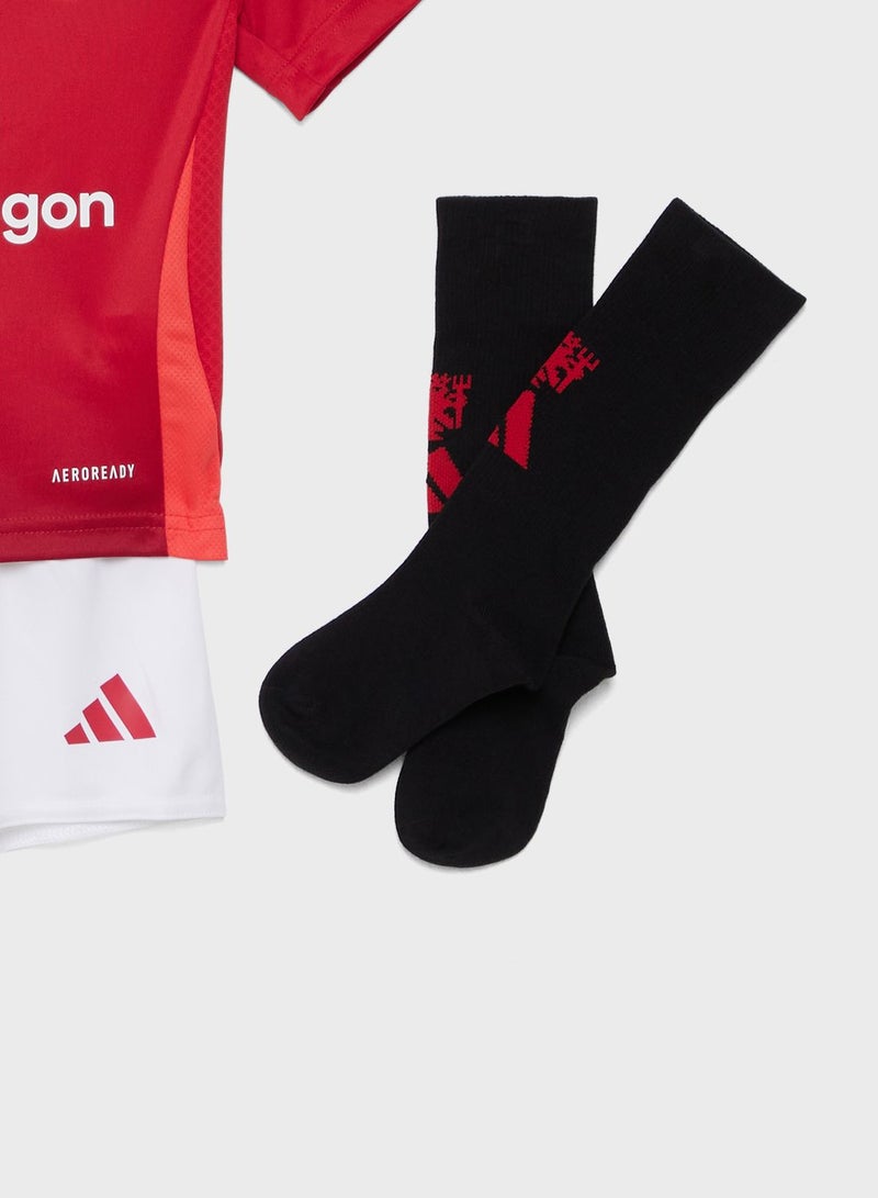 Kids Manchester United 24/25 Stadium Home Mini Kits