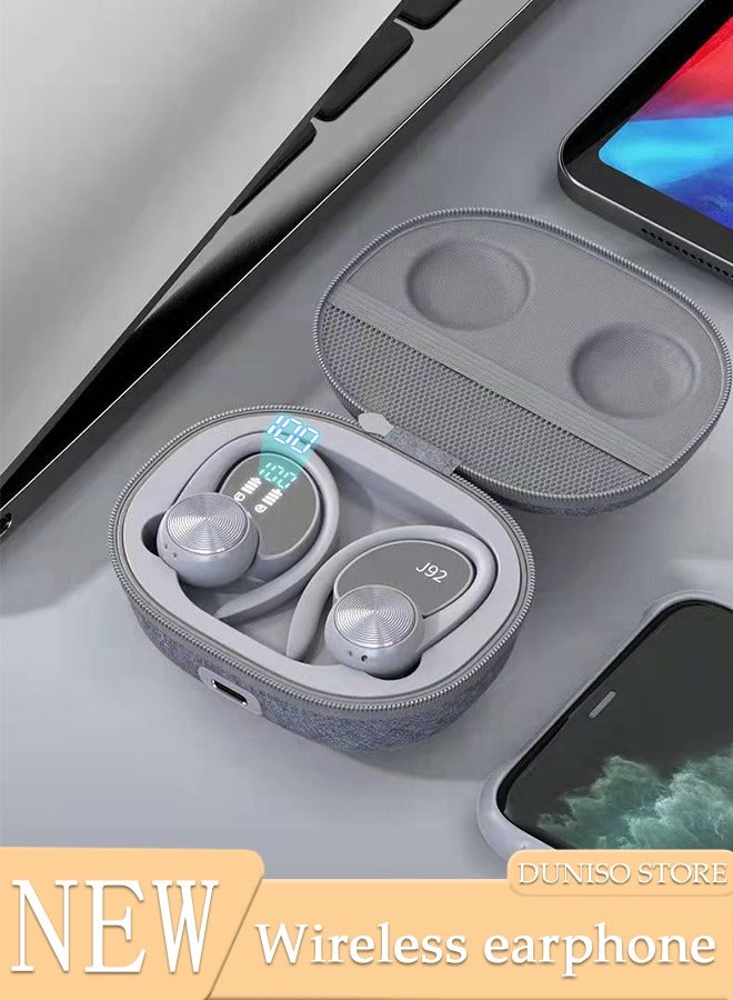 Wireless Earbuds Bluetooth 5.0 Headphones Wireless Charging Case Sports Ear Buds Touch Control LED Power Display Built-in Mic Headset Waterproof Earphones in-Ear for IOS and Android
