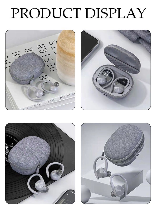 Wireless Earbuds Bluetooth 5.0 Headphones Wireless Charging Case Sports Ear Buds Touch Control LED Power Display Built-in Mic Headset Waterproof Earphones in-Ear for IOS and Android