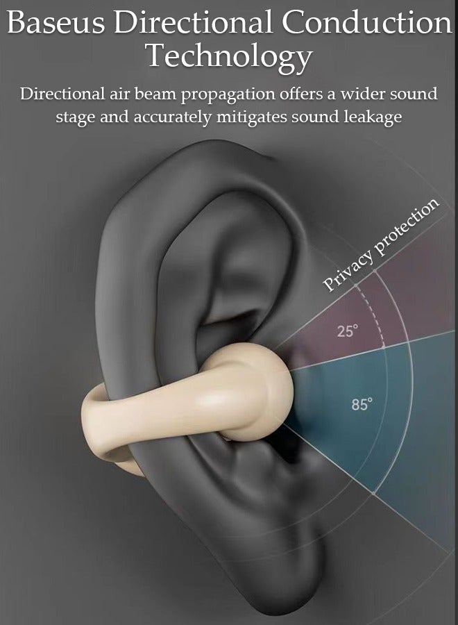 Bluetooth Headphones Wireless Earbuds Wireless Charging Case with lanyard Sports Ear buds with Earhook Premium Deep Bass Over-Ear Earphones for TV Phone Laptop