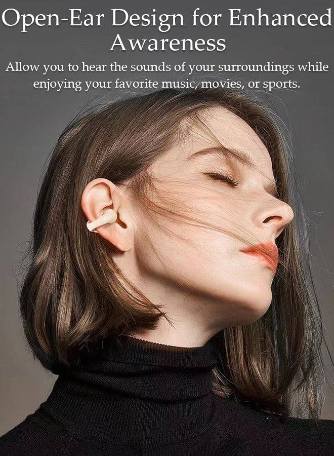 Bluetooth Headphones Wireless Earbuds Wireless Charging Case with lanyard Sports Ear buds with Earhook Premium Deep Bass Over-Ear Earphones for TV Phone Laptop