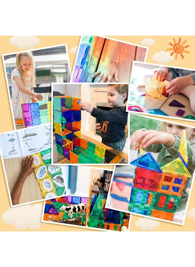 Magnet Toys For 3 Year Old Boys And Girls Magnetic Tiles Building Blocks Stem Learning Toys Sensory Montessori Toys For Toddlers Kids