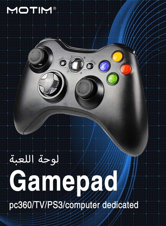 Xbox 360 Wired PC Controller, Gamepad Game Controller Console Joystick for Windows PC/ PS3/ Android TV Box/Tesla/360/Computer