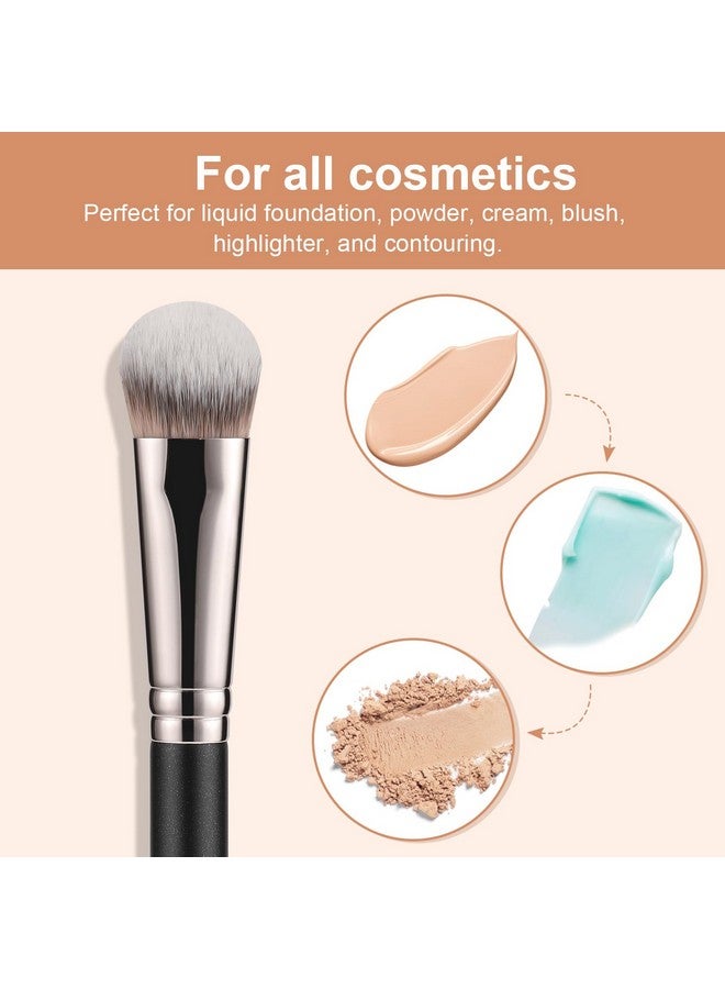 Angled Contour Brush Synthetic Concealer Brush For Blending Setting Buffing With Liquid Cream And Powder Cosmetic (Angled Brush)