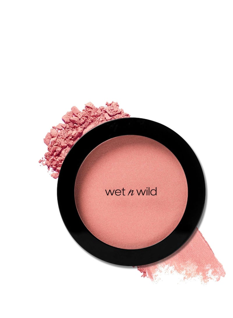 Color Icon Blush, Effortless Glow & Seamless Blend infused With Luxuriously Smooth Jojoba Oil, Sheer Finish With A Matte Natural Glow, Cruelty-Free & Vegan - Pinch Me Pink