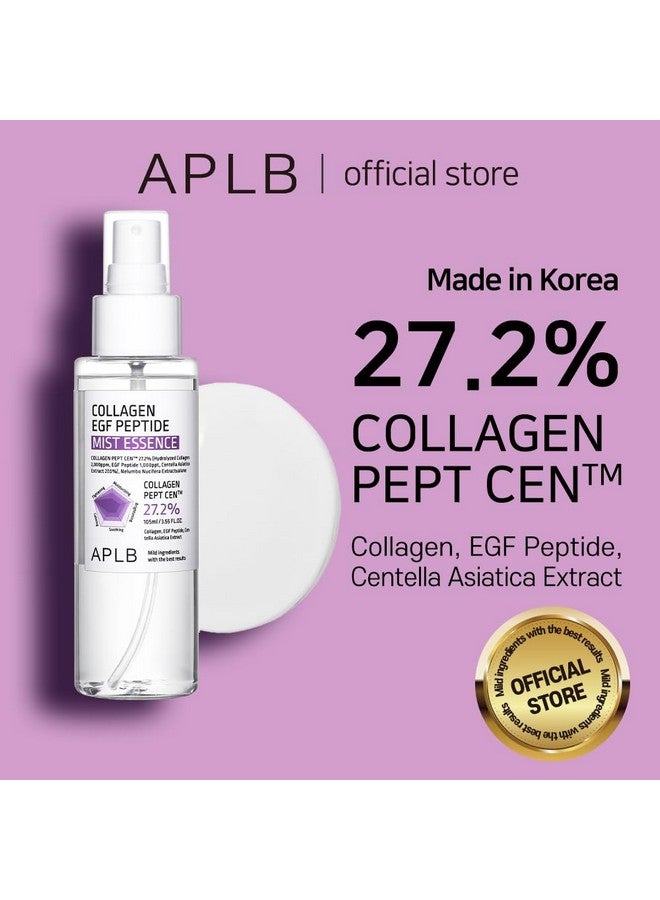 Collagen Egf Peptide Mist Essence Collagen Pept Cen™ 27.2% 3.55 Fl.Oz/Korean Skincare Elasticity Care Replenishing Moisture Revitalize For Gentle And Improve Skin Texture