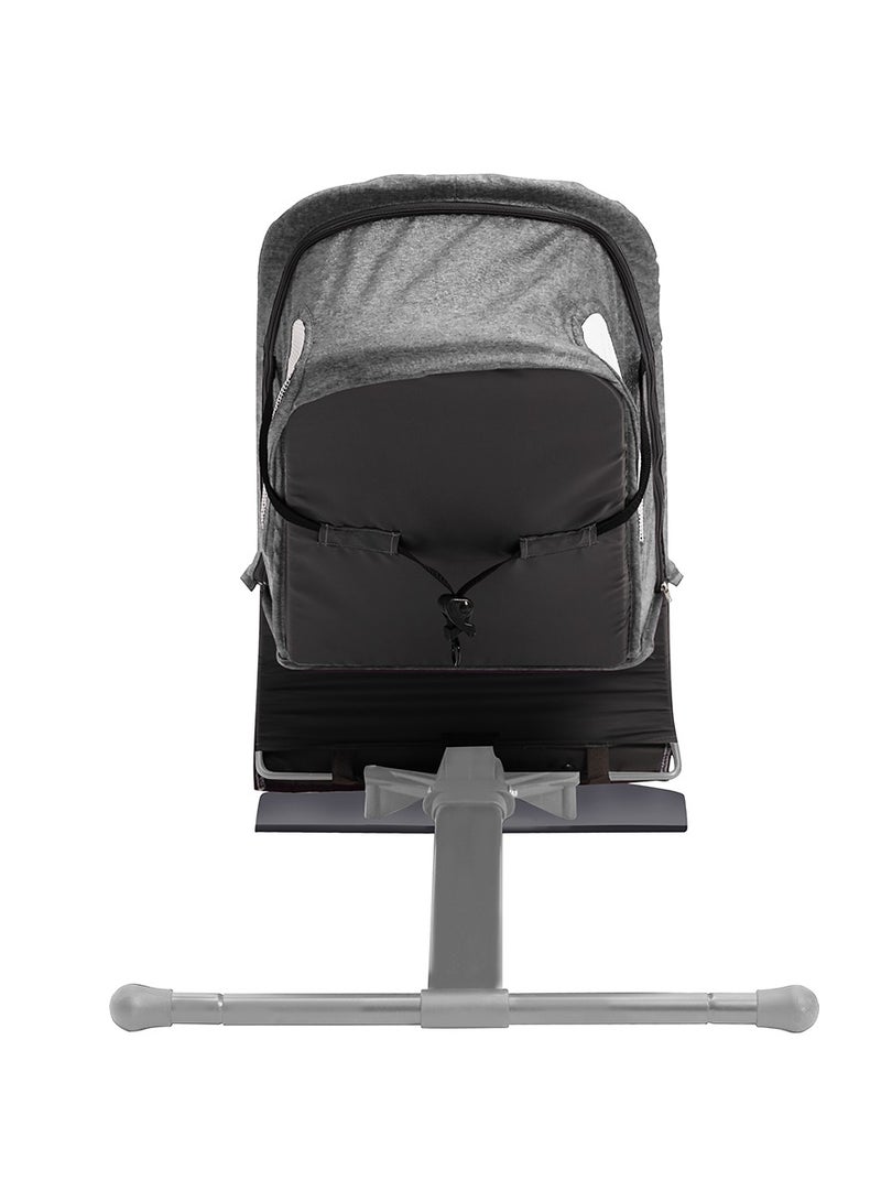 TEKNUM Baby Bouncer with Grab Toys - Dark Grey