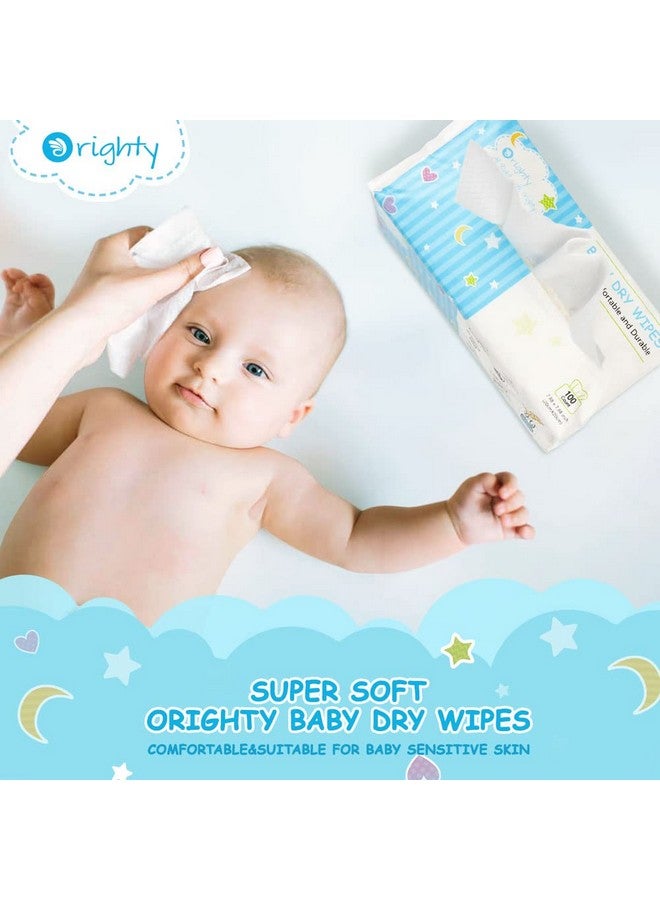 Baby Dry Wipes Super Soft & Gentle Baby Washcloths Use Wet Or Dry 100% Unscented Tissue For Baby Sensitive Skin Ideal For Diaper Changes Feeding Nursing Runny Nose & Drool 600 Count