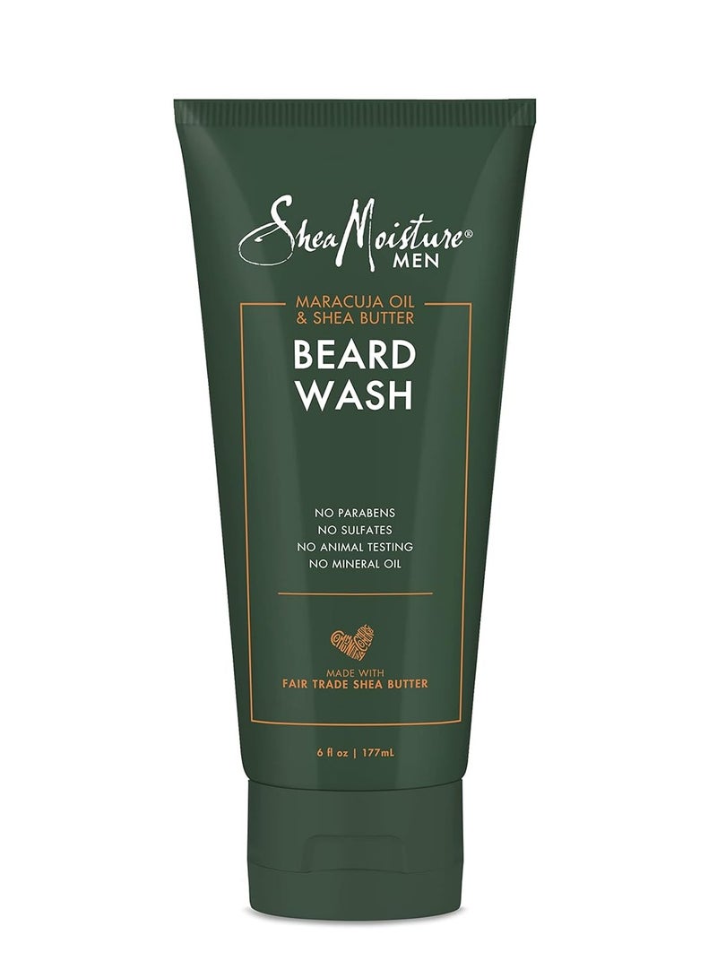 Beard Wash For A Full Beard Maracuja Oil & Shea Butter To Deep Clean And Refresh Beards 6 ozml