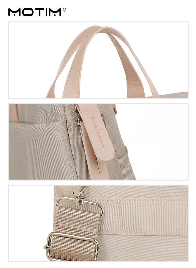 Laptop Bag 15.6 Inch for Women, Lightweight Computer Bag Shoulder Bag with Compartment Organizer, Waterproof Laptop Sleeve Case, Business Handbag Briefcase for 15.6 Inch Laptop
