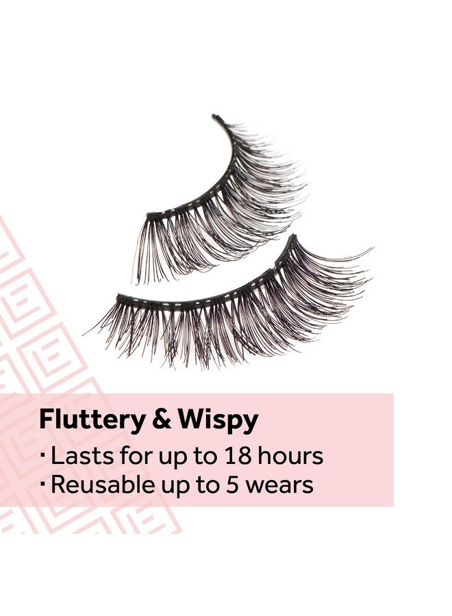 Texture False Lash Style No. 117 Reusable Adhesive Included 3 Pair