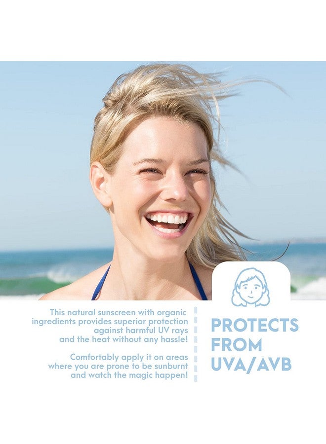 Spf30 Broad Spectrum Natural Sunscreen Soothing And Hydrating Mineral Sunscreen Vegan Parabenfree Sunblock Waterresistant Sunscreen For Face And Body 4Oz Natural Tone Organic Skincare