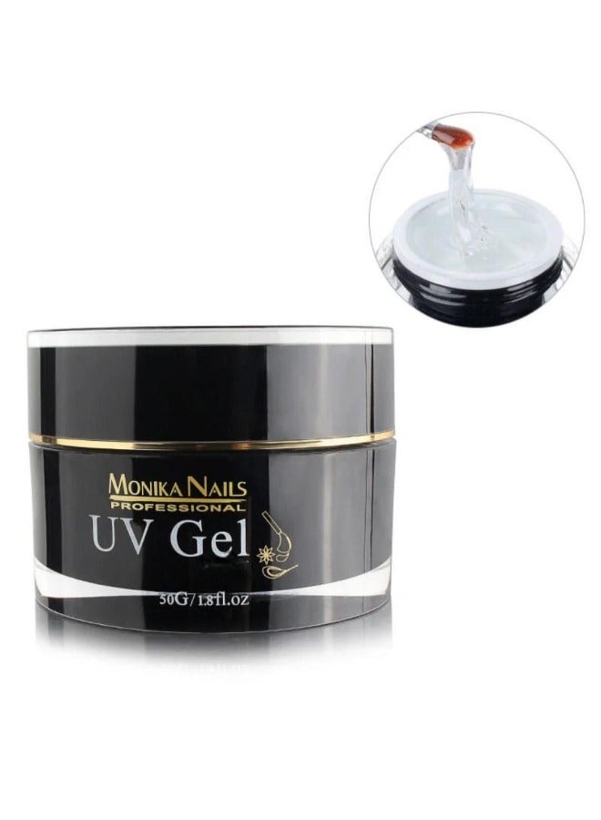 Monika Nails UV Gel MK608 30g Clear - Professional Nail Enhancement