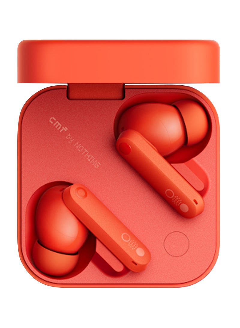 Buds Pro 2, ChatGPT Integrated, True Wireless With Clear Voice Technology 2.0, 50 dB Smart Active Noise Cancellation, Spatial Audio Effect, IP55, Middle East Version Orange