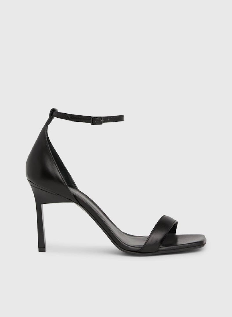 Leather Stiletto Sandals