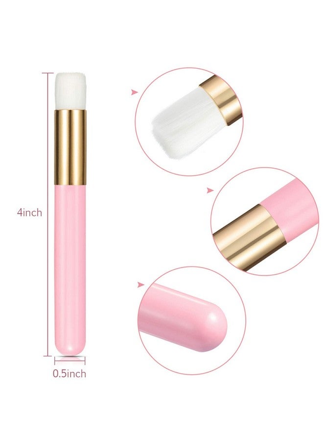100 Pieces Lash Cleansing Bath Brushes With Container Eyelash Extension Cleanser Brushes Lash Cleaner Brush Lash Shampoo Brushes For Eyelash Extensions Prolong Lash Cleanser Supplies Pink