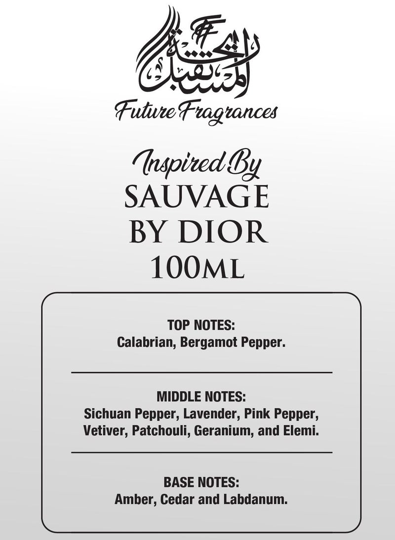 Sauvage Fragrance Oil 100ml Our Version