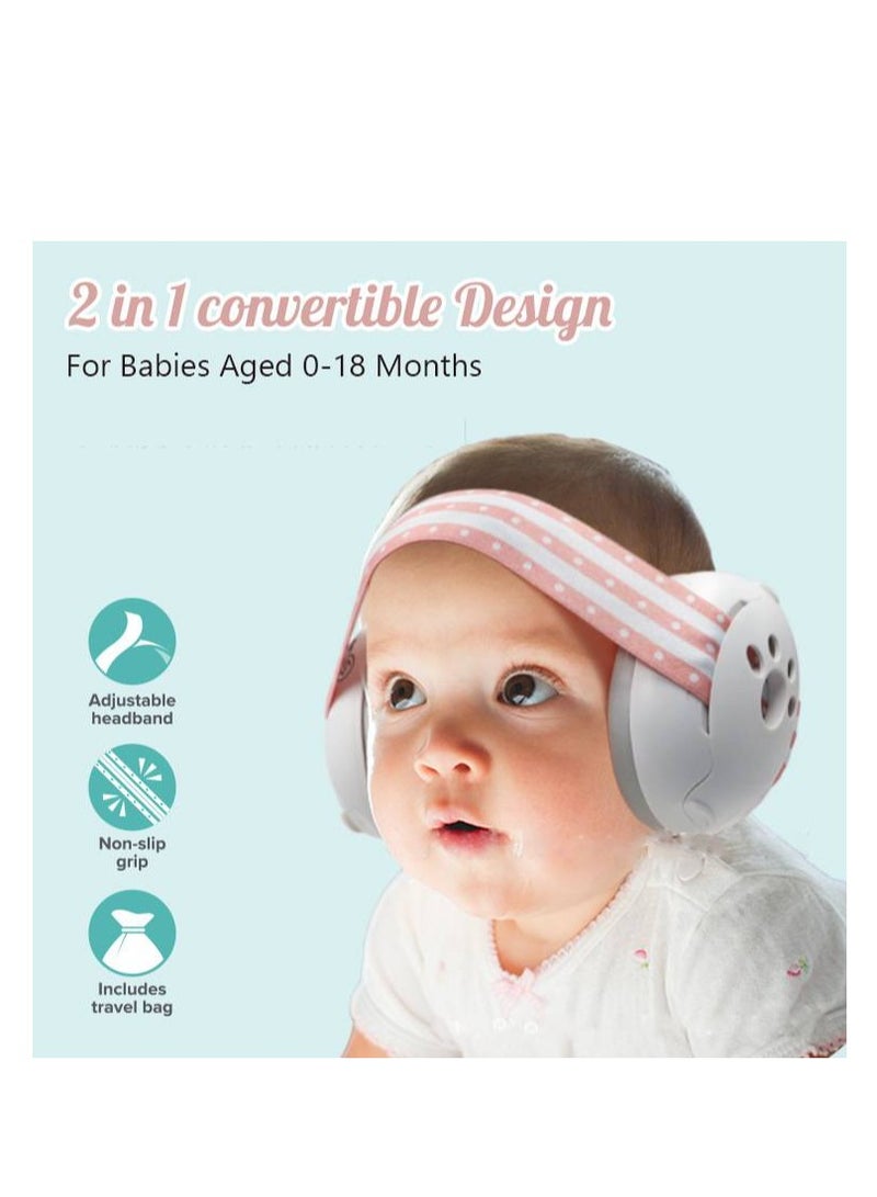 Baby Earmuffs Dual-purpose Head-mounted Noise-proof Sleeping Children's Outdoor Noise Reduction Earmuffs