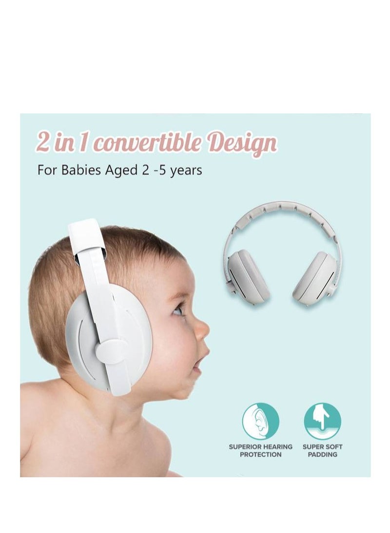 Baby Earmuffs Dual-purpose Head-mounted Noise-proof Sleeping Children's Outdoor Noise Reduction Earmuffs