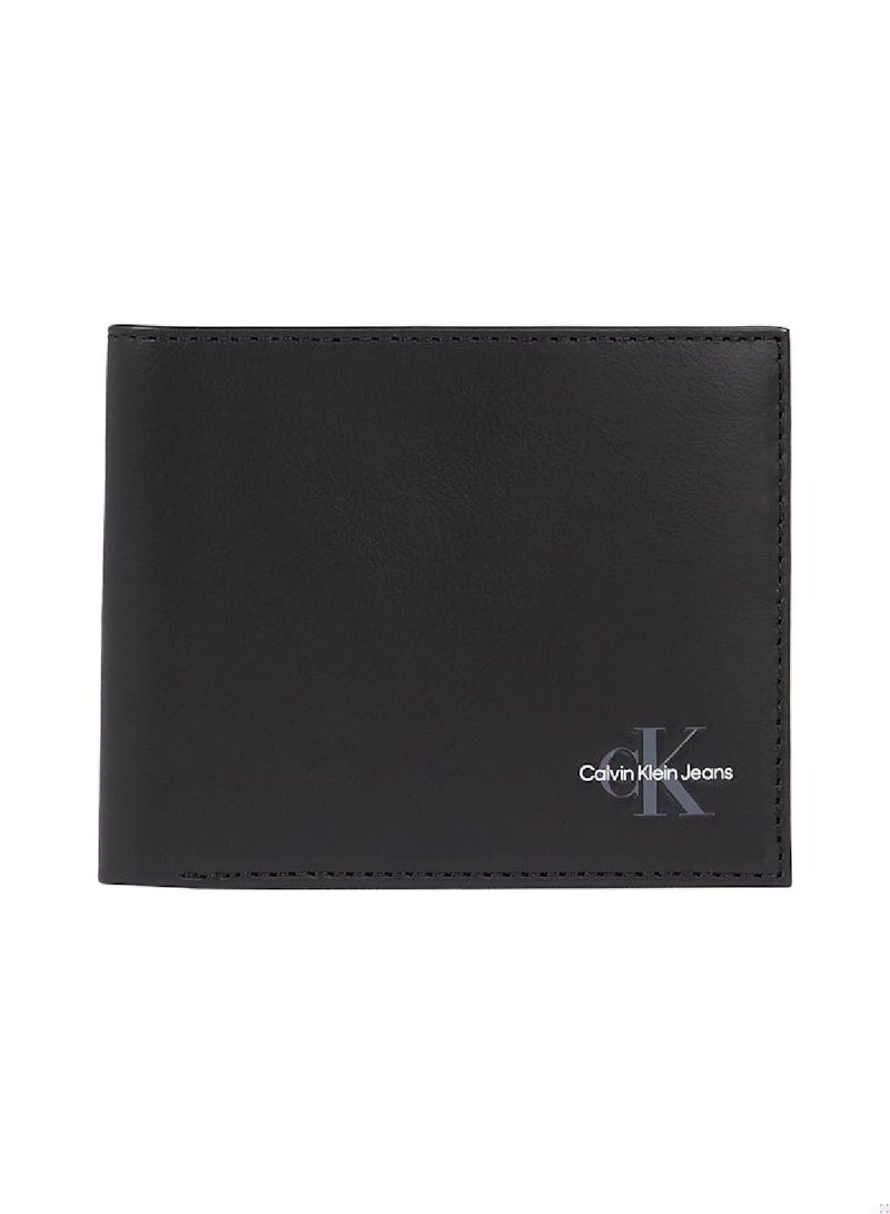 Men's Monogram Soft Bifold Wallet - Leather, Black