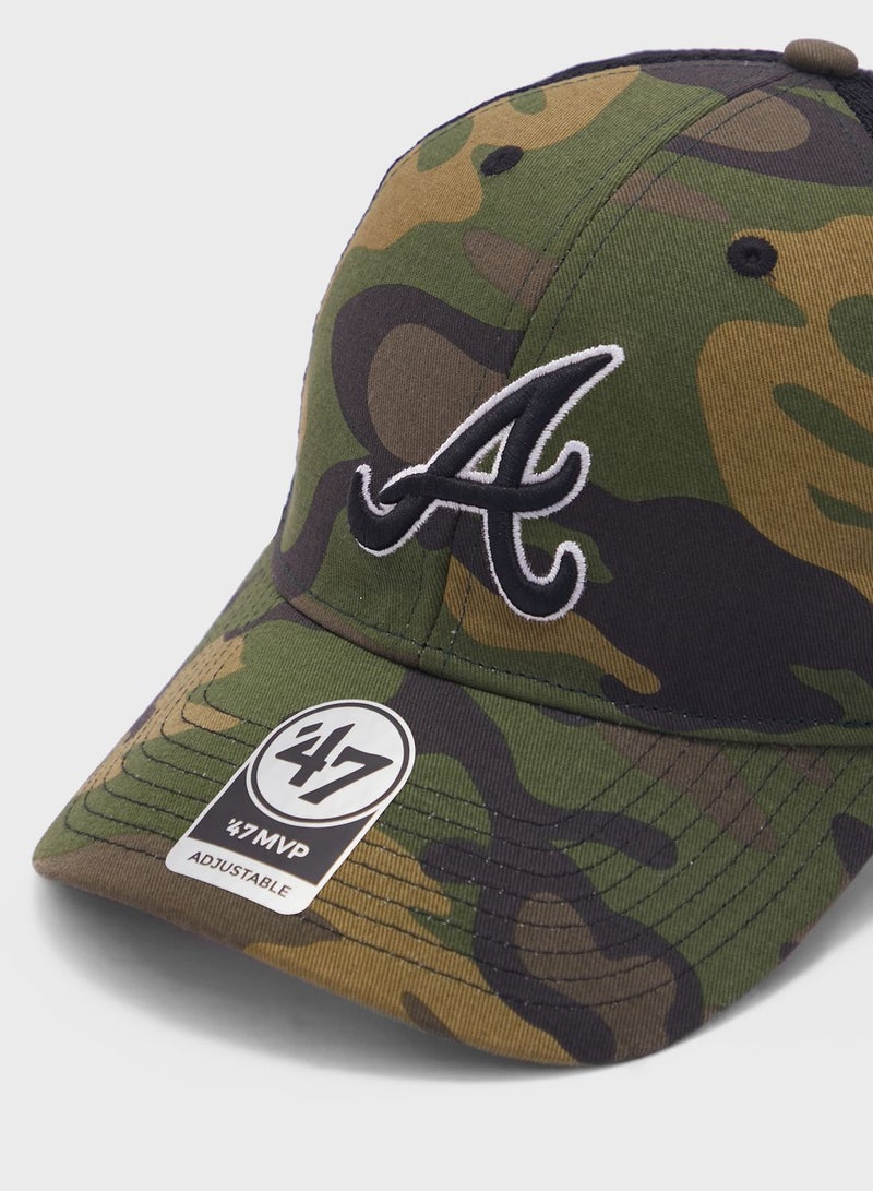 Mlb Atlanta Braves Camo Branson  Mvp Cap