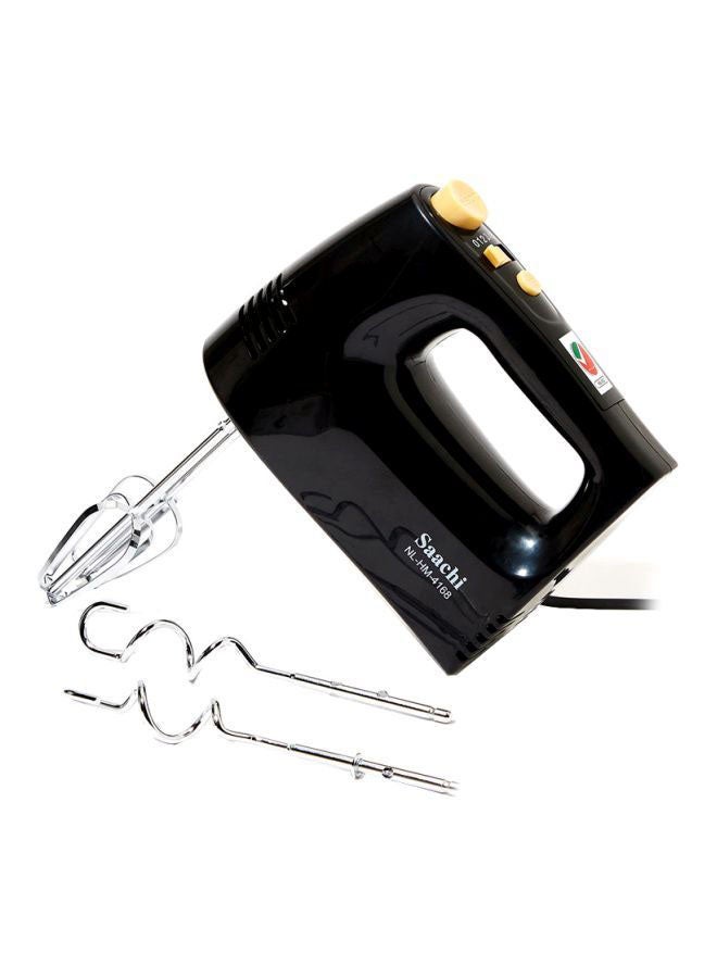 5-Speed Hand Mixer With Detachable Steel Beaters 250 W NL-HM-4168-BK Black/Yellow