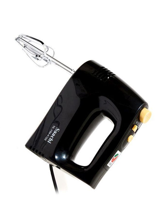 5-Speed Hand Mixer With Detachable Steel Beaters 250 W NL-HM-4168-BK Black/Yellow