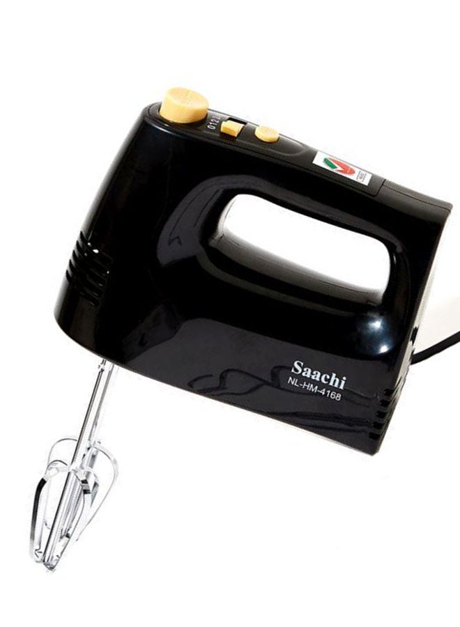 5-Speed Hand Mixer With Detachable Steel Beaters 250 W NL-HM-4168-BK Black/Yellow