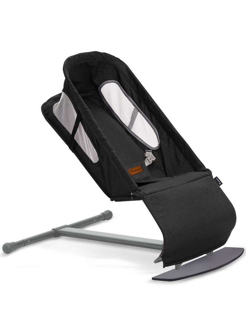 TEKNUM Baby Bouncer with Grab Toys - Black