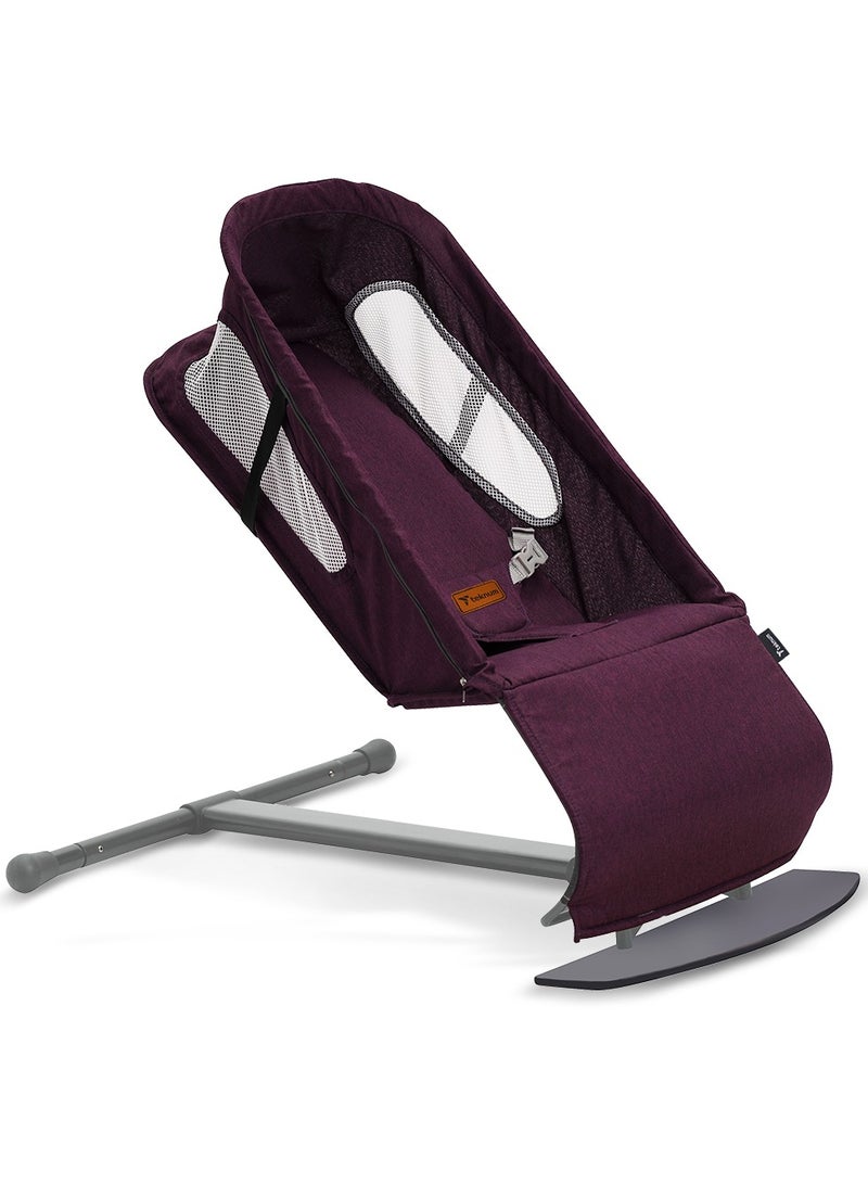 TEKNUM Baby Bouncer with Grab Toys - Purple