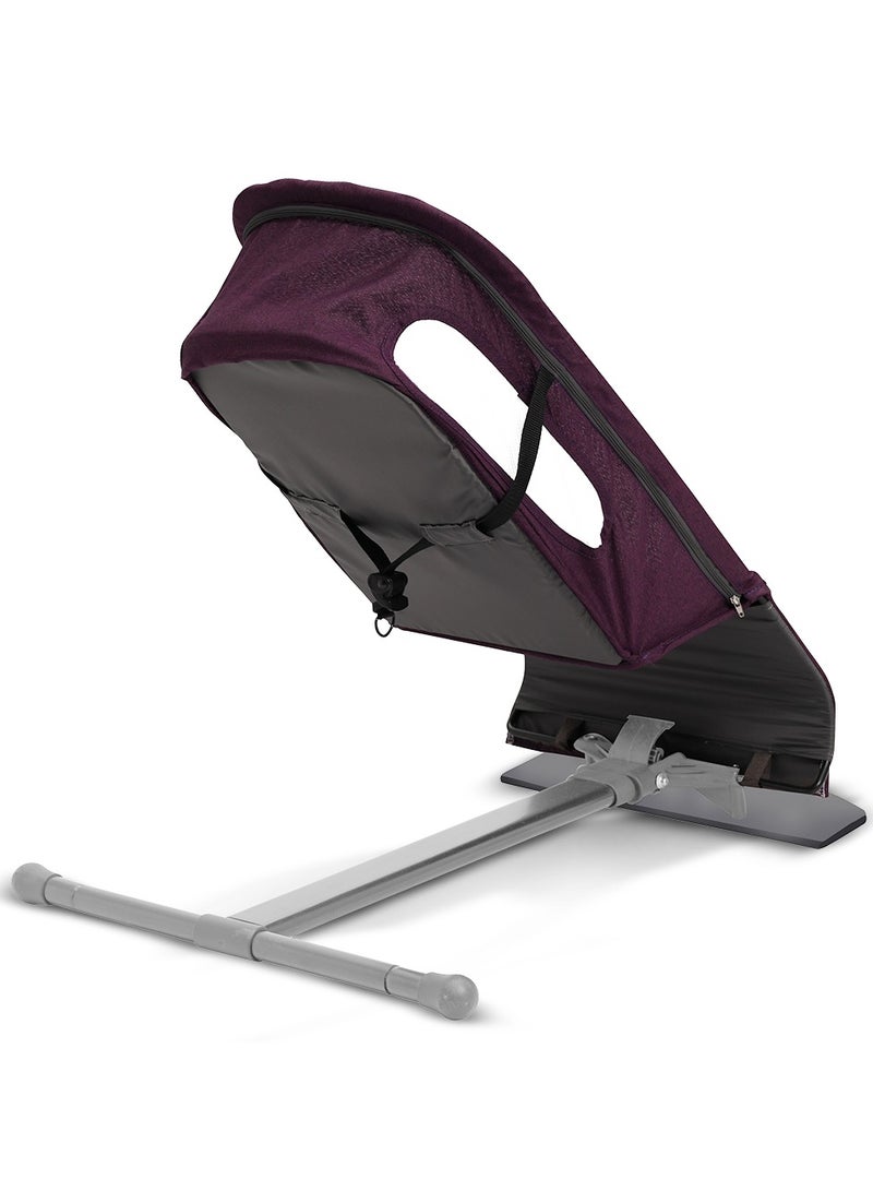 TEKNUM Baby Bouncer with Grab Toys - Purple